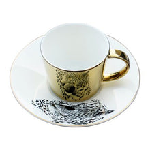 Load image into Gallery viewer, Reflection coffee cup with plate cool cups and mugs creative mark drinkware