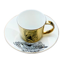 Load image into Gallery viewer, Reflection coffee cup with plate cool cups and mugs creative mark drinkware
